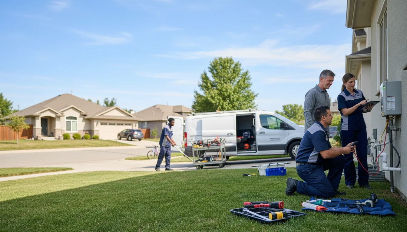 Tankless water heater service in Derry, NM